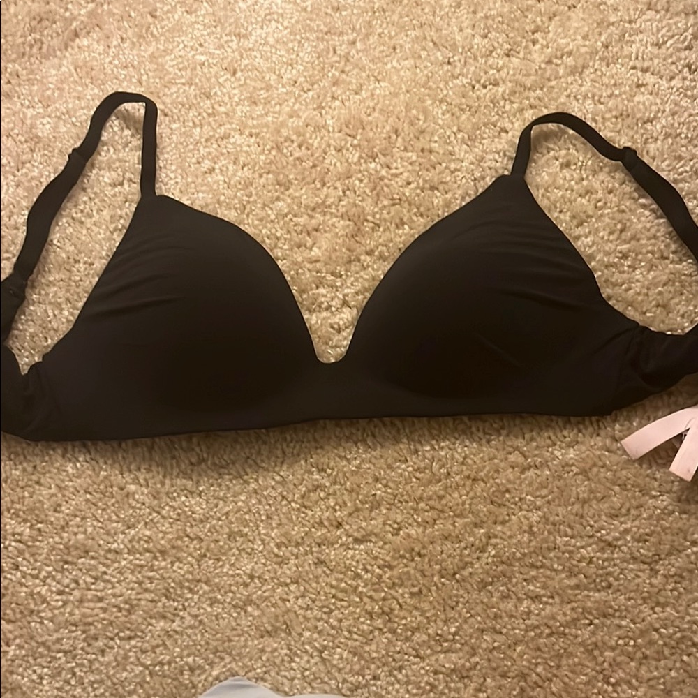 Victoria's Secret Black T-Shirt Bra Intimates